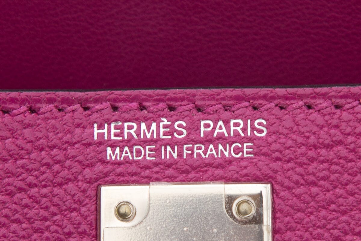HermÃƒÆ’Ã‚Â¨s 2018 Rose Pourpre Chevre Mysore Mini Kelly 20cm W/PHW