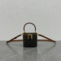 CE Mini Vanity Case In Triomphe Canvas Tan For Women 4in/9cm 10J762CZ1.04LU