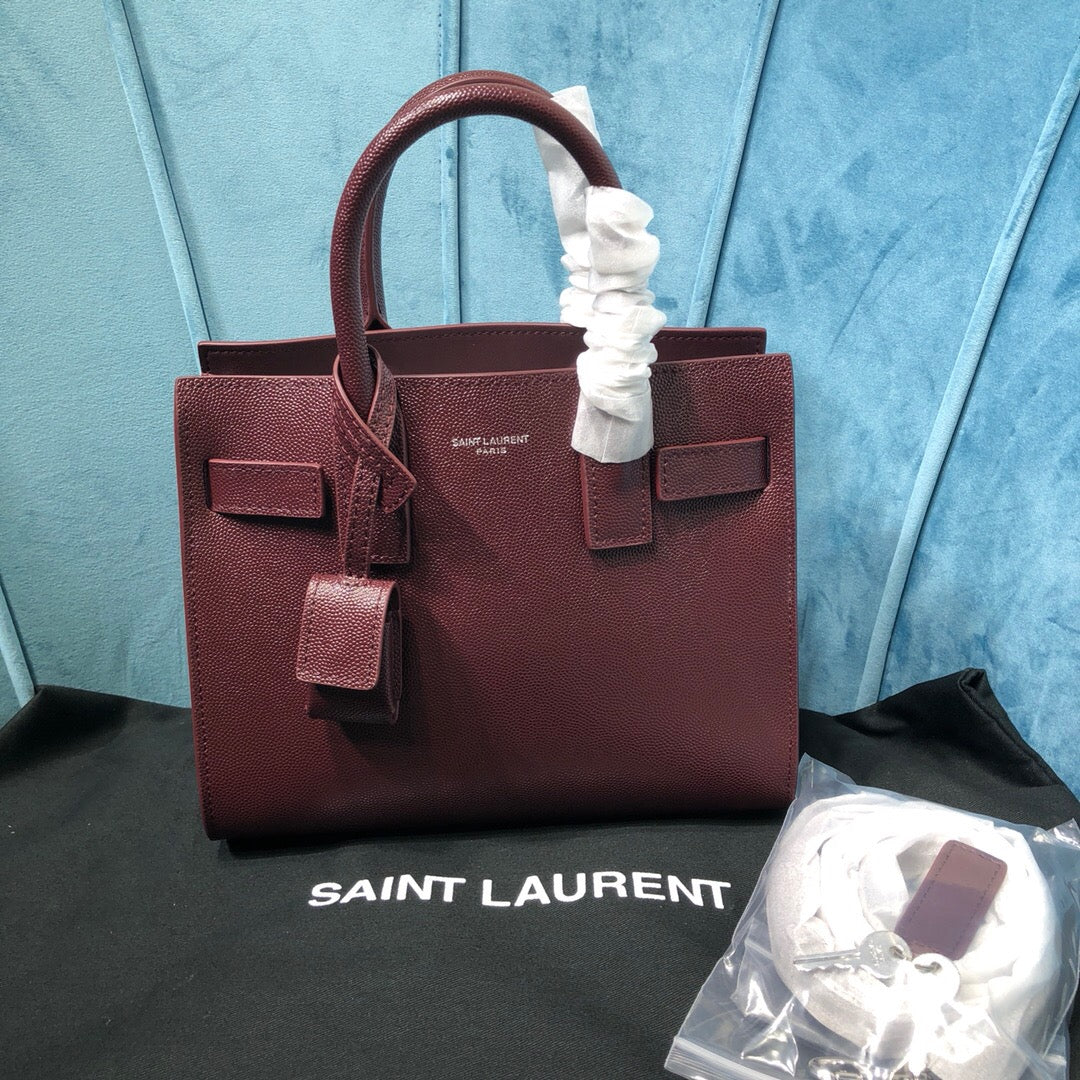 GLAMI Sac De Jour Nano Burgundy For Women 8.6in/22cm YSL