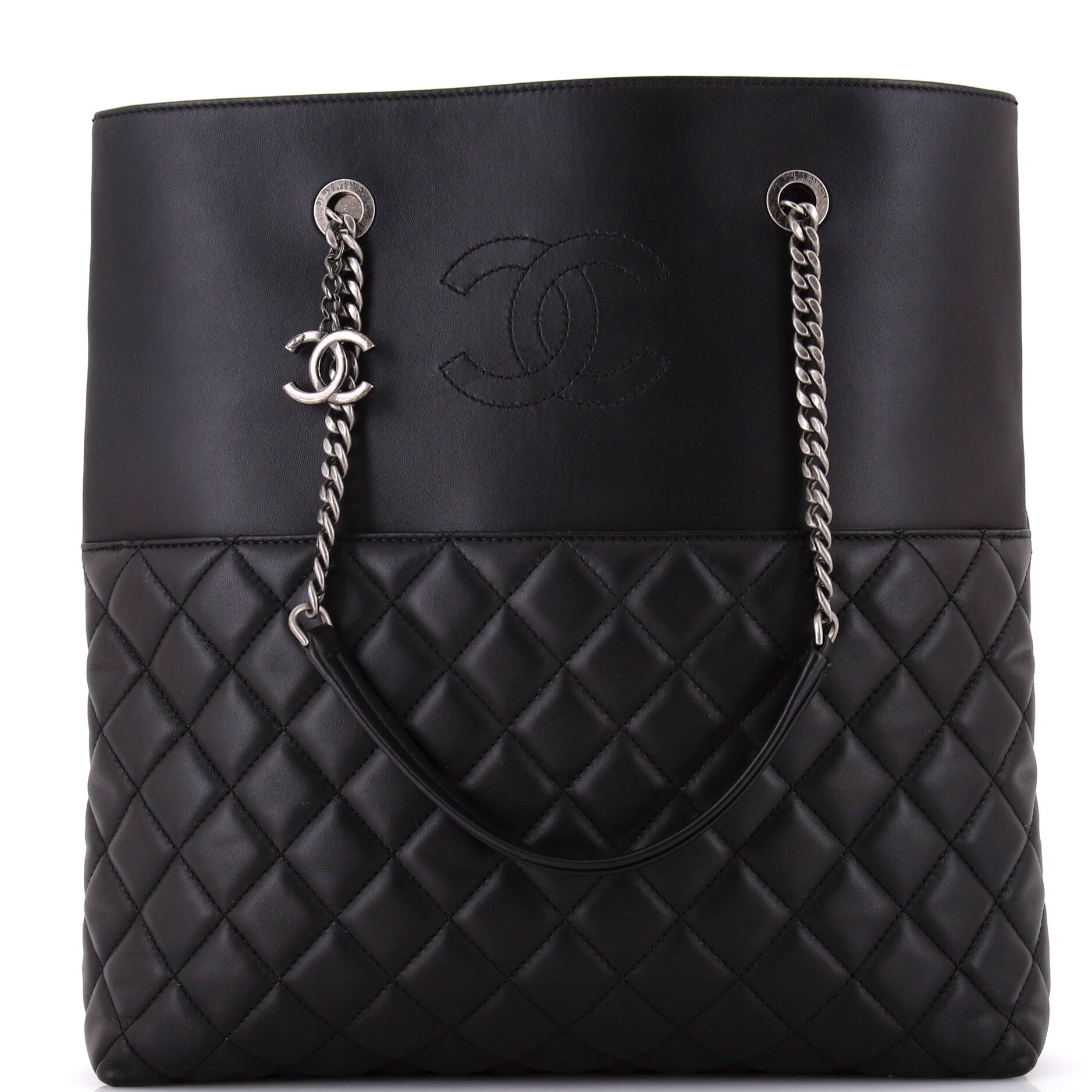 CHANEL Urban Delight Chain Tote Quilted Lambskin Large