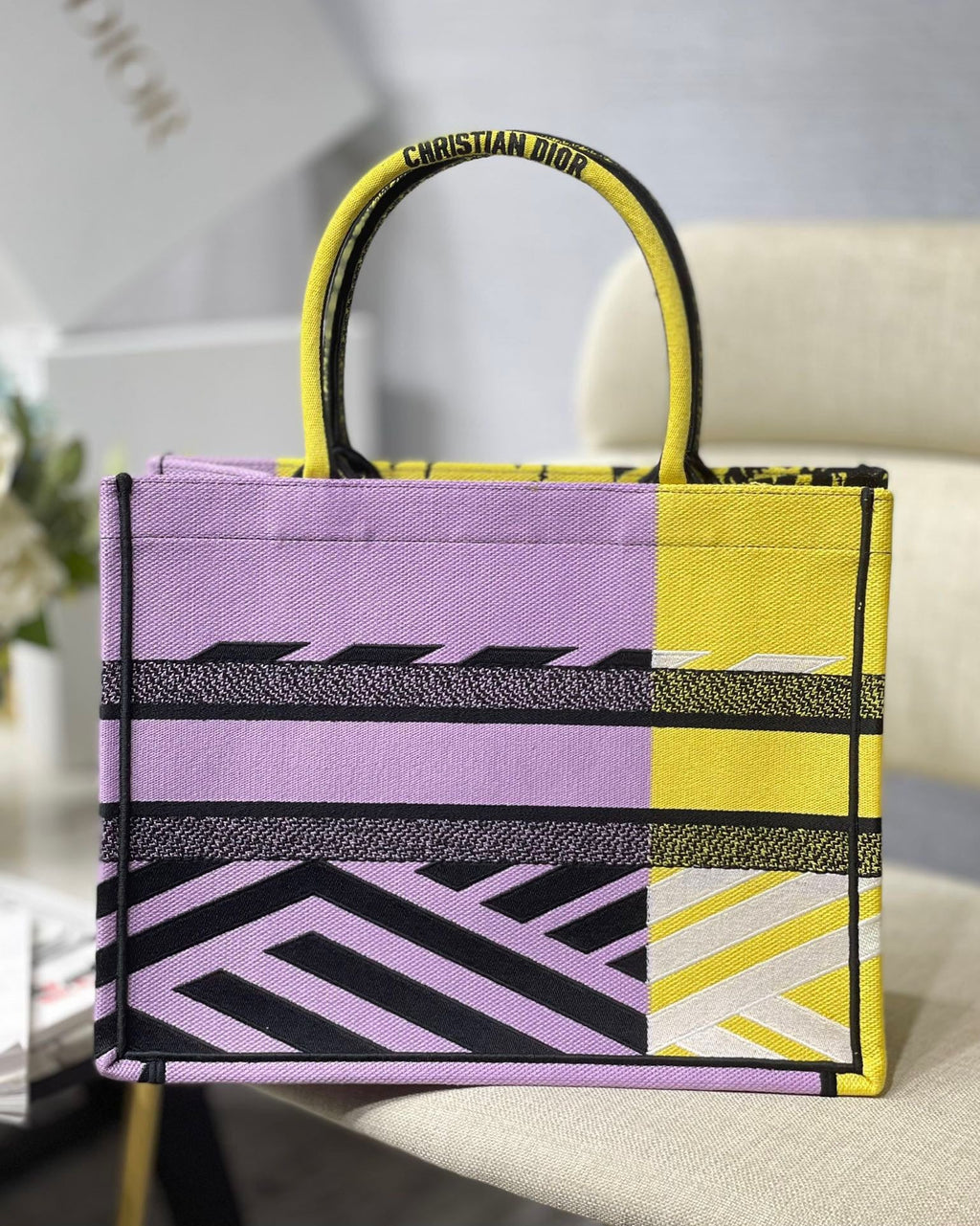 GLAMI MeGLAMIum Book Tote Yellow And Pink, For Women, WomenÃ¢â‚¬â„¢s Handbags 14in/36cm CD