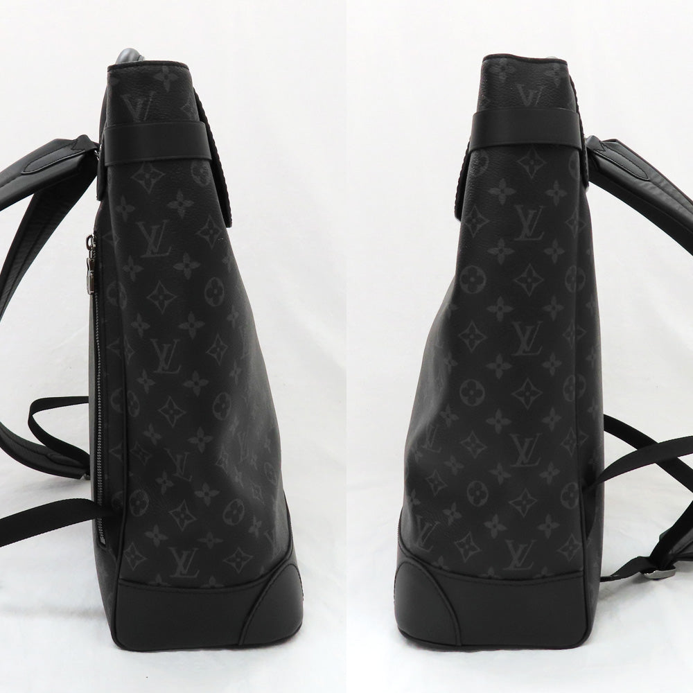 Louis Vuitton Steamer Backpack M44052 Monogram Eclipse Lounge Black Gr Leather   Beauty