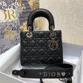 GLAMI Small Lady Bag Silver Hardware, Black, For Women WomenÃ¢â‚¬â„¢s Handbags, Crossbody Bags, 20cm CD