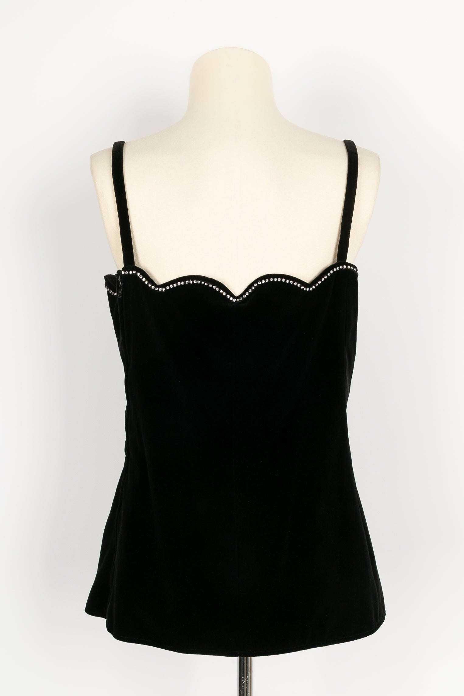 Haut en velours Yves Saint Laurent