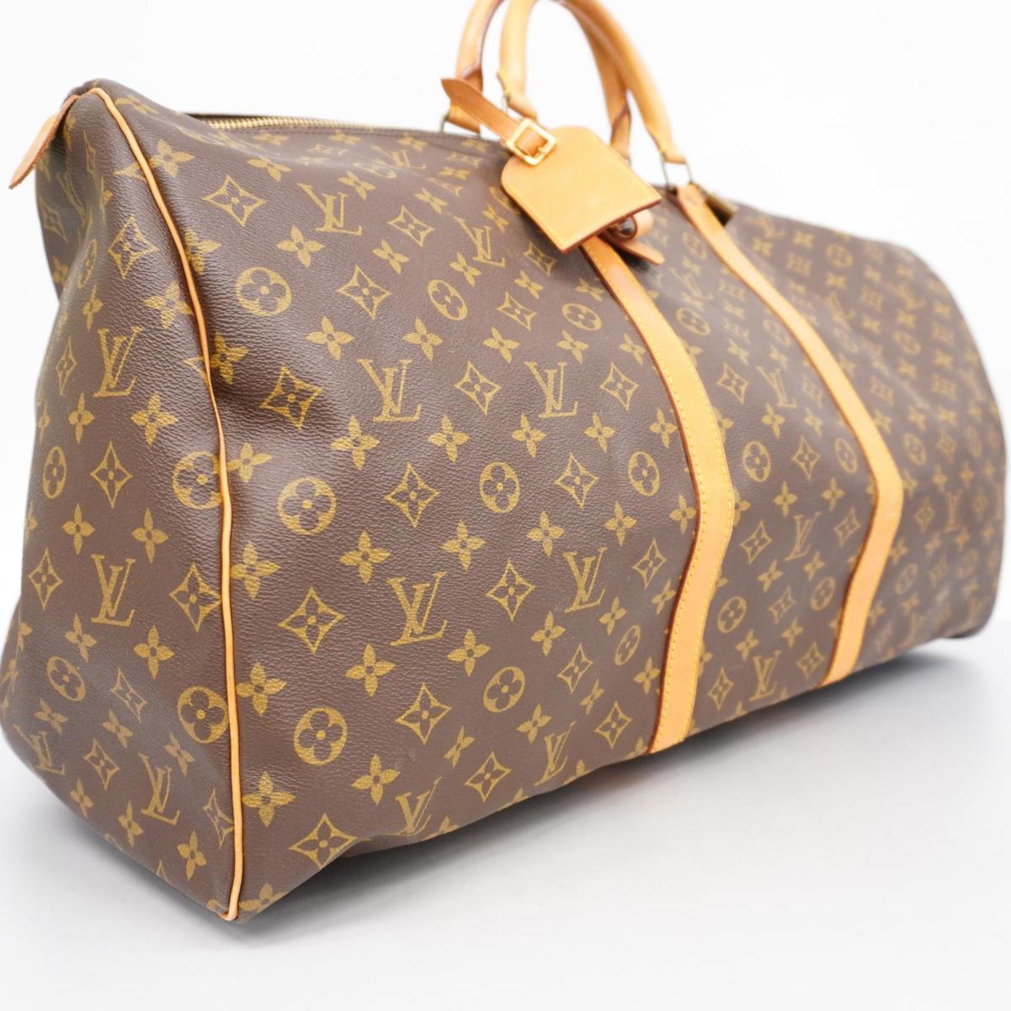 Louis Vuitton Keepall 60  Canvas Travel Bag ()