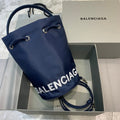 Balen Le Cagole MeGLAMIum Bucket Bag In Dark Blue, For Women,  Bags 17.6in/45cm
