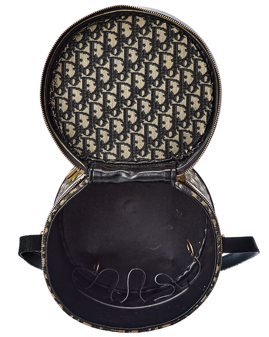 Dior Navy Trotter Canvas Vanity Bag ( )