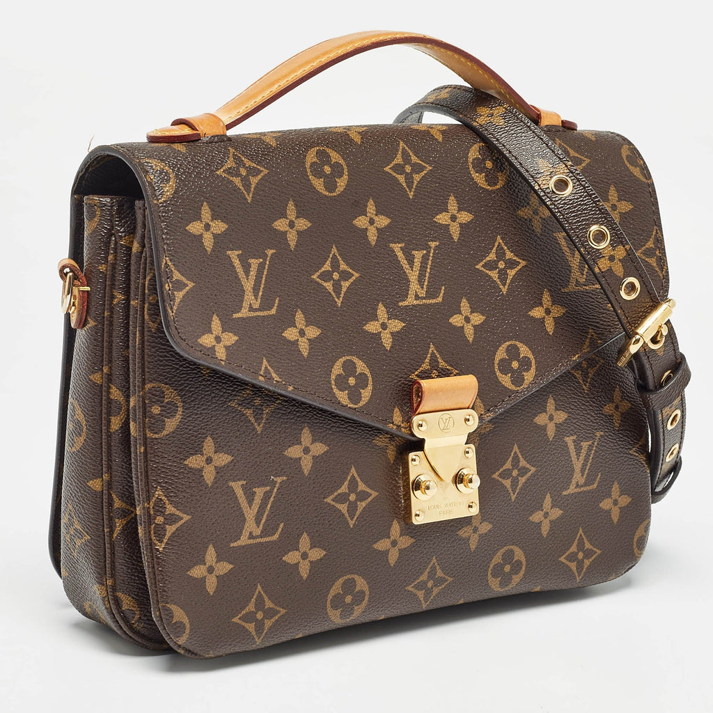 Louis Vuitton Monogram Canvas Pochette Metis Bag..