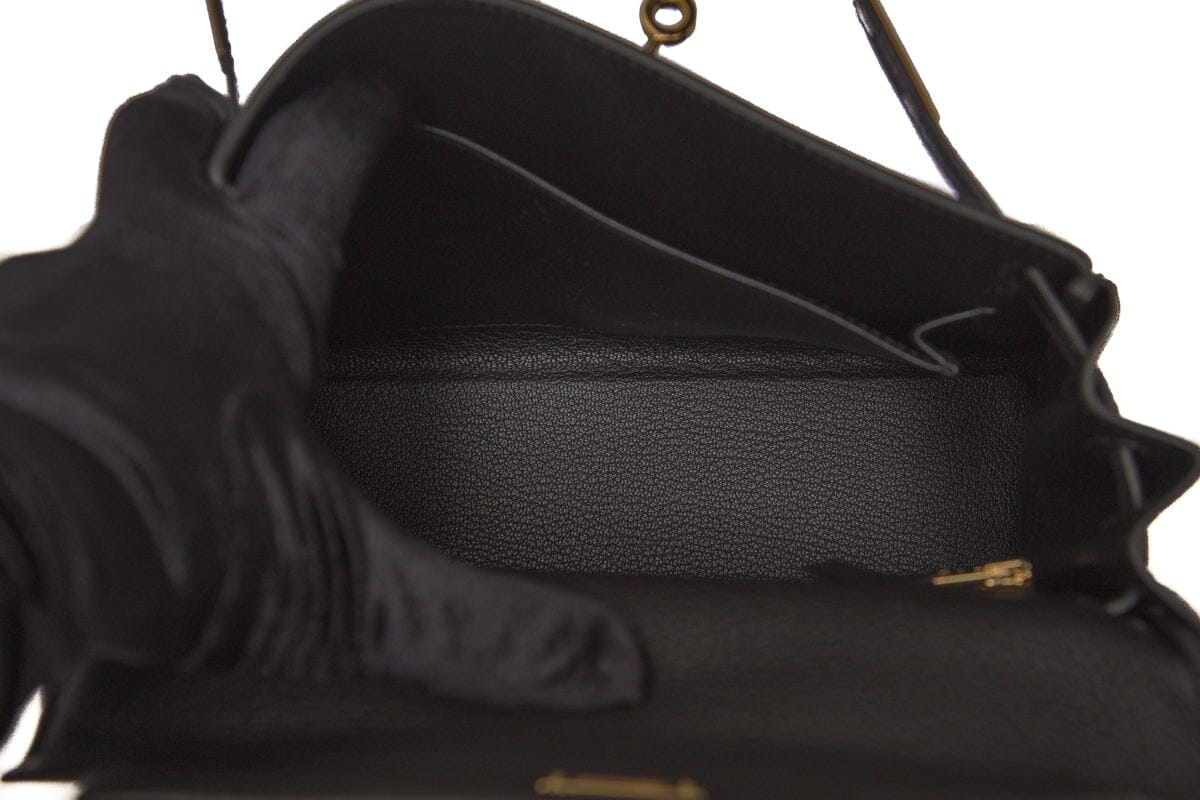 HermÃƒÆ’Ã‚Â¨s 2021 Noir Togo Kelly II Touch Retourne 25 GHW Lizard Handbag