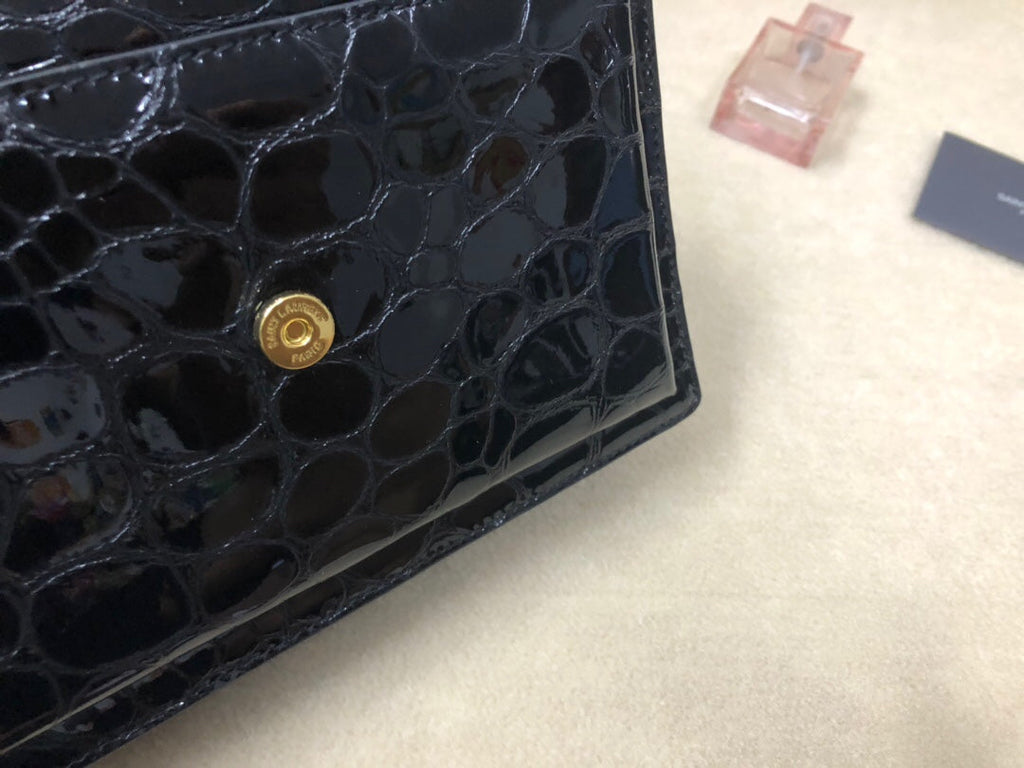 GLAMI Sunset Chain Wallet Black For Women 8.2in/21cm YSL