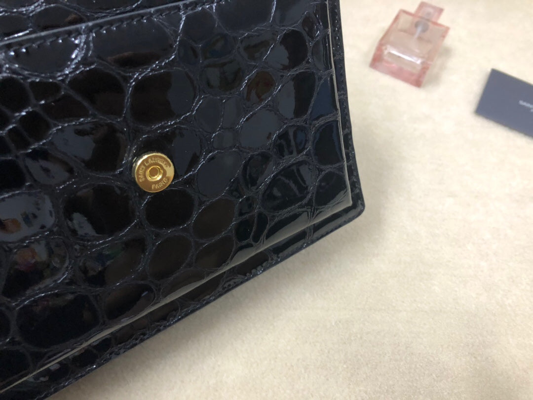 GLAMI Sunset Chain Wallet Black For Women 8.2in/21cm YSL