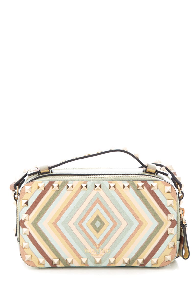 Valentino Multi Chevron 1975 Rockstud Cross-Body