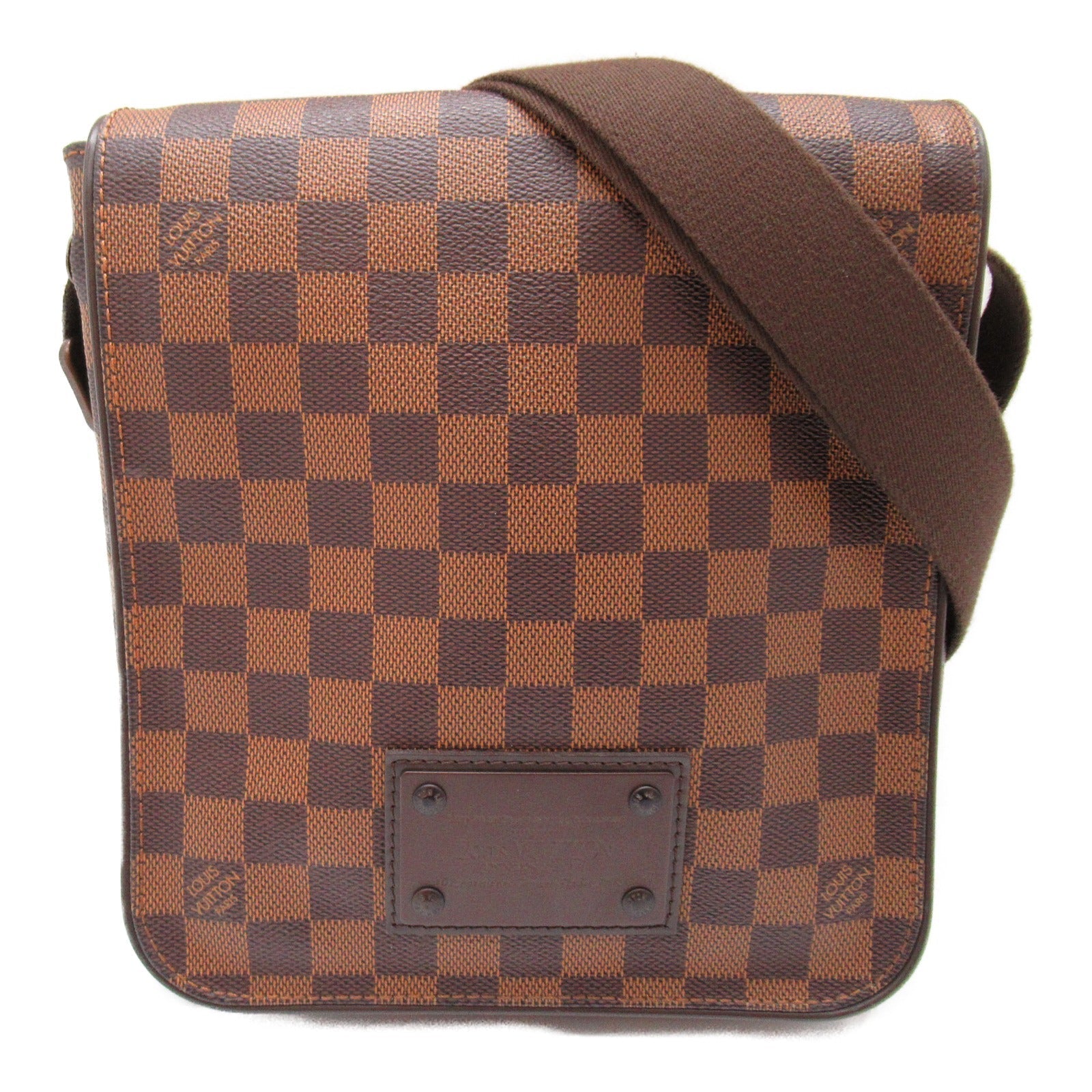 Louis Vuitton Brooklyn Messenger Bag PVC Coated Linen Damiens  Brown  N51210