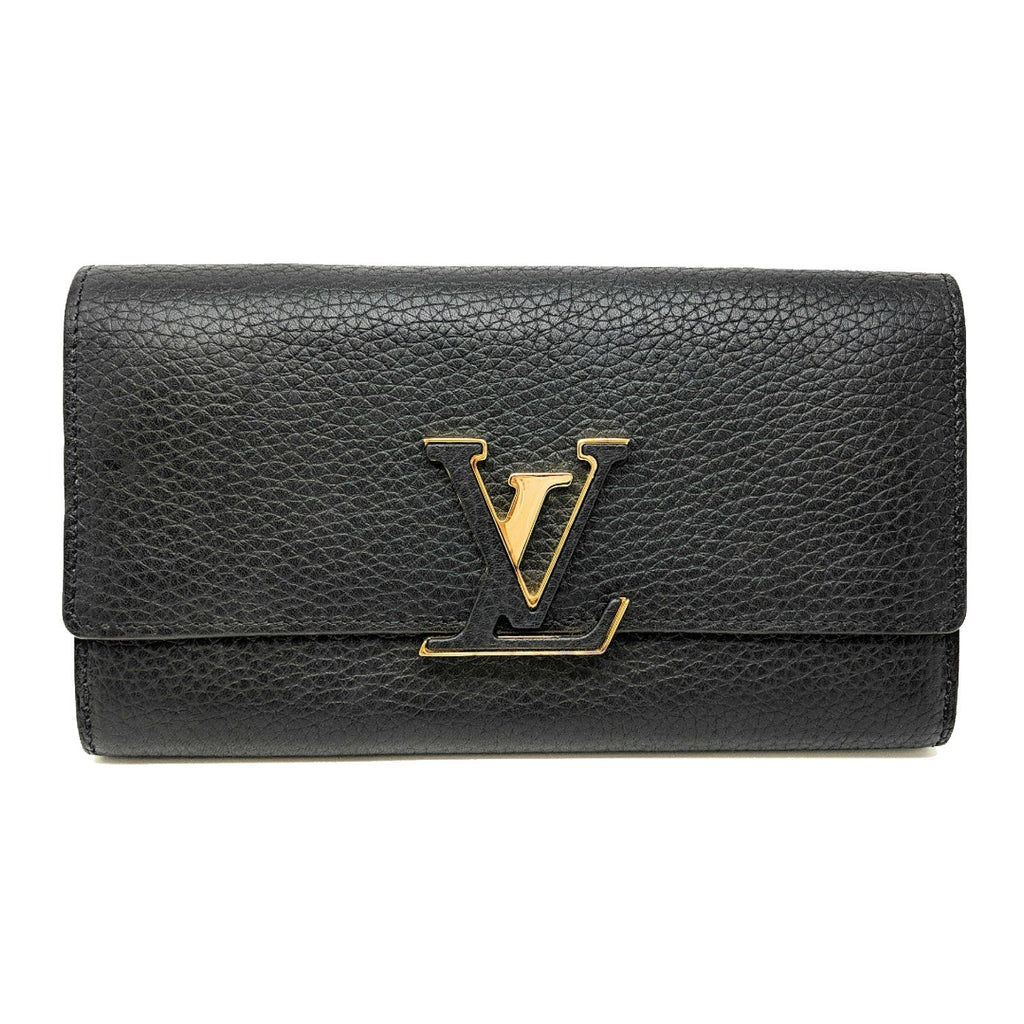Louis Vuitton 2017 Taurillon Leather Capucines Wallet