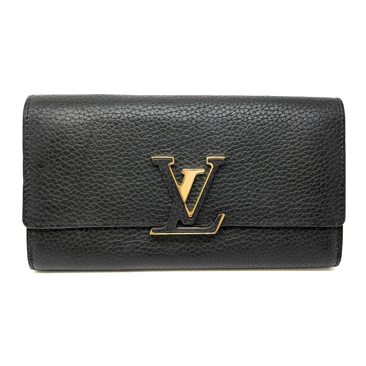 Louis Vuitton 2017 Taurillon Leather Capucines Wallet