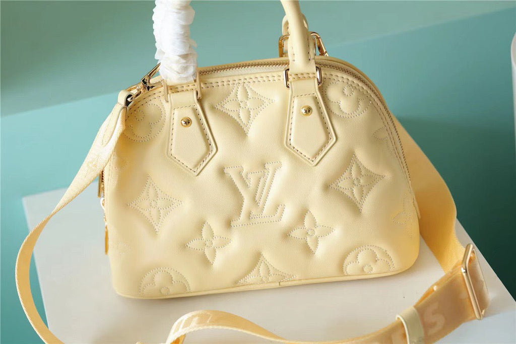 LV Alma GLAMI Banana Yellow For Women,  Shoulder And Crossbody Bags 9.6in/25cm LV M59821
