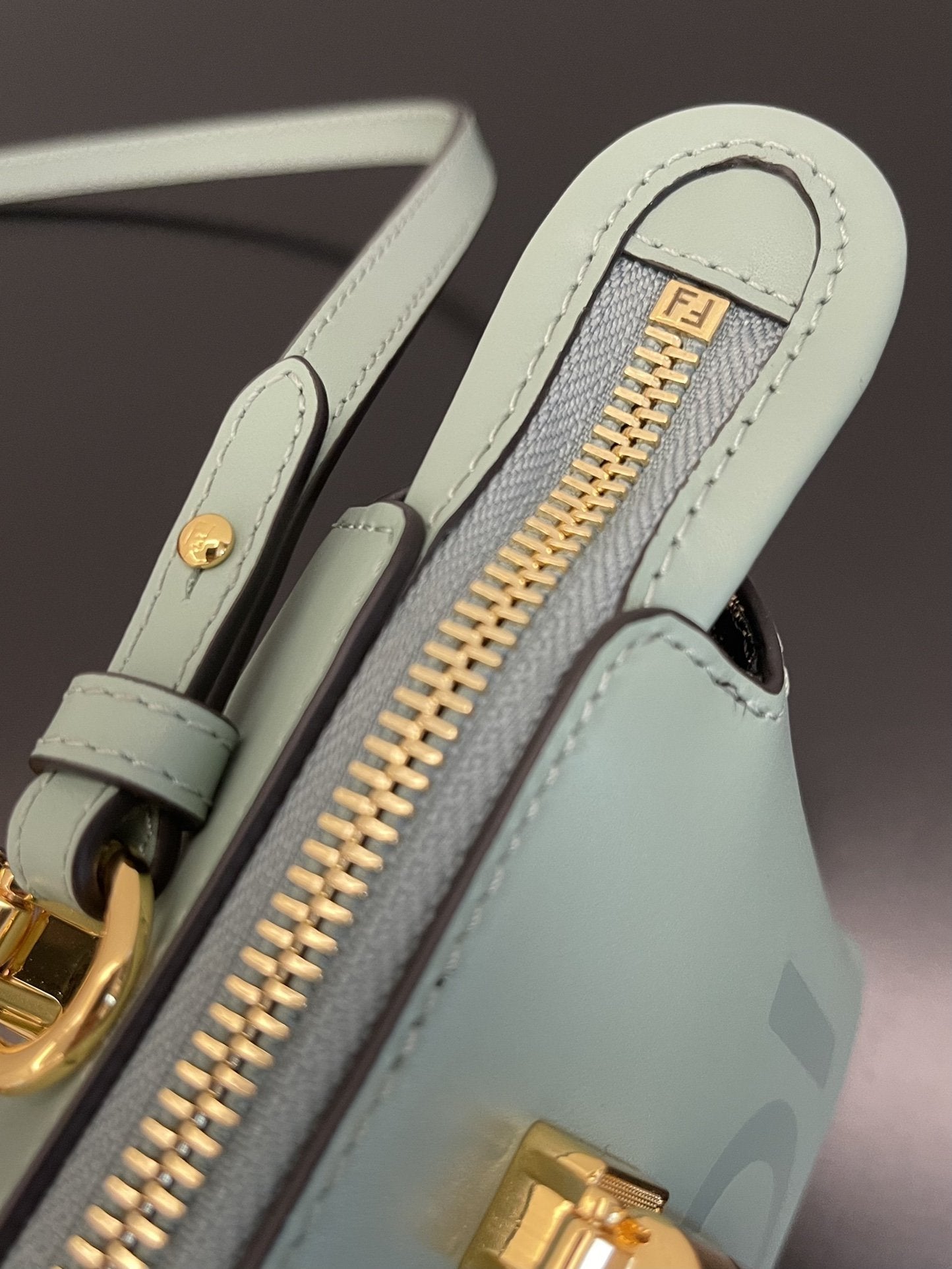 FI By The Way Mint Green Mini Bag For Woman 17cm/6.5in 8BS067AGLAMILF03HW