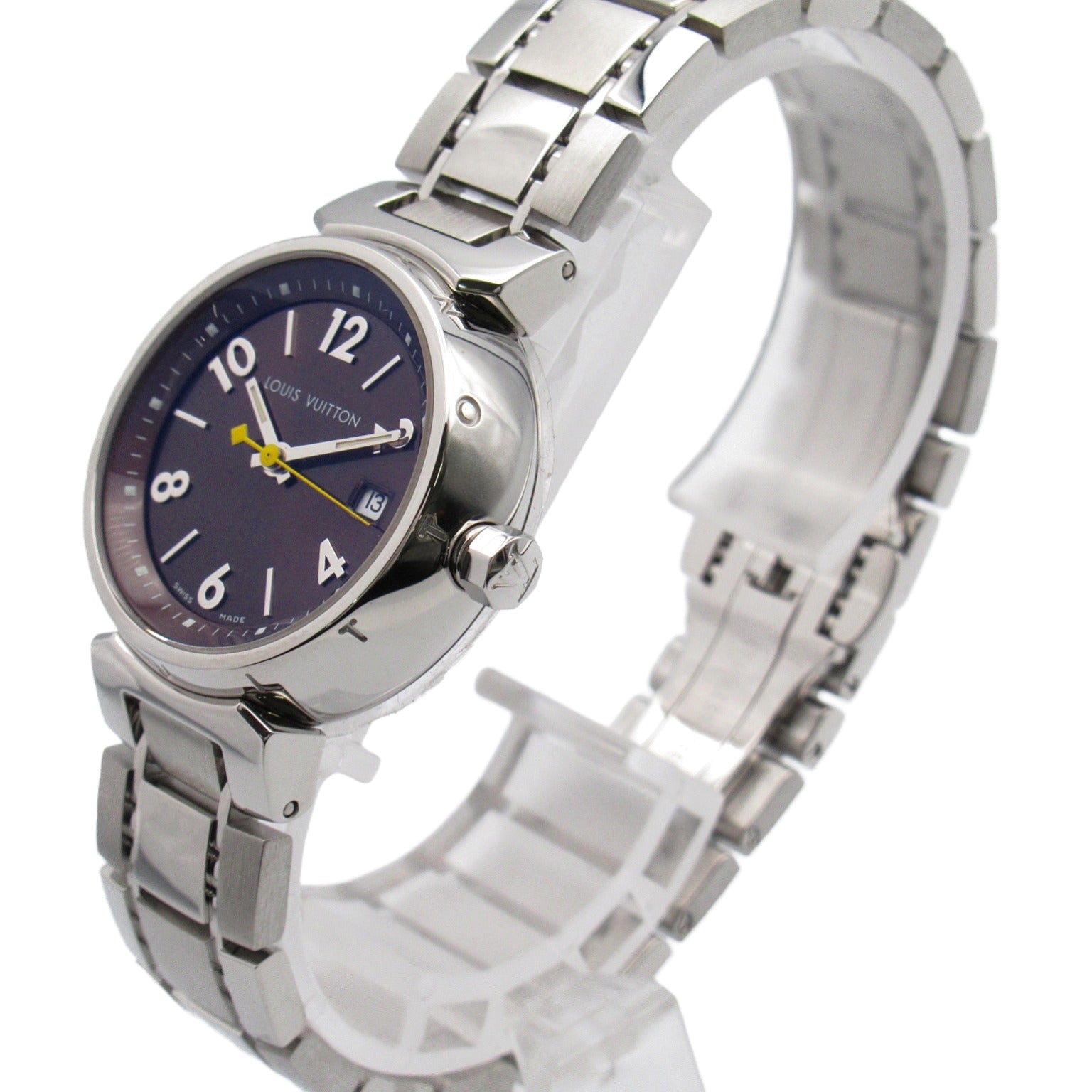 Louis Vuitton Tubular  Stainless Steel  Brown Q1211