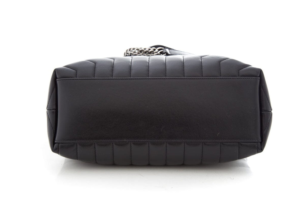 YSL Black Matelasse Calfskin Handbag
