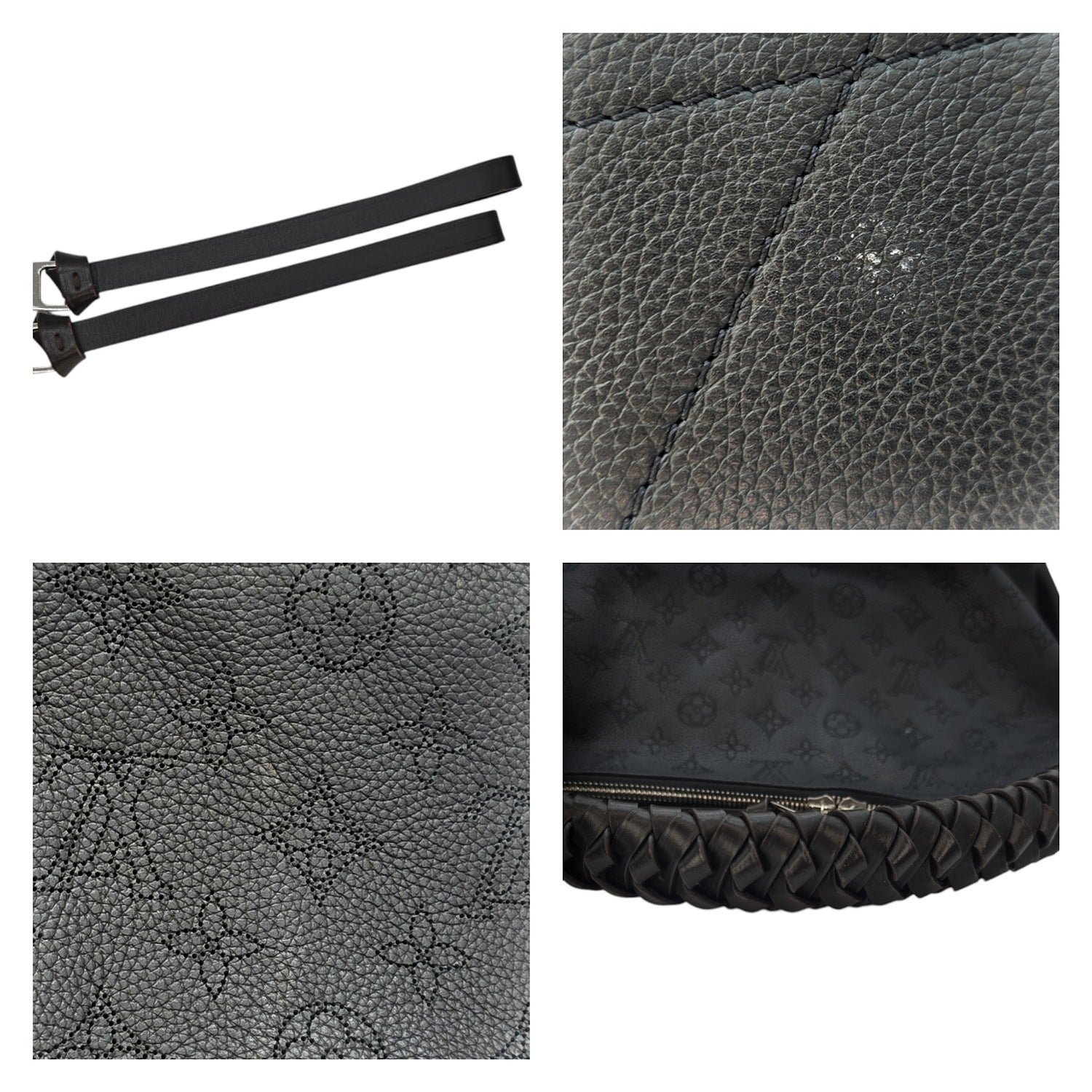 Louis Vuitton Monogram Mahina Beaubourg MM Hobo