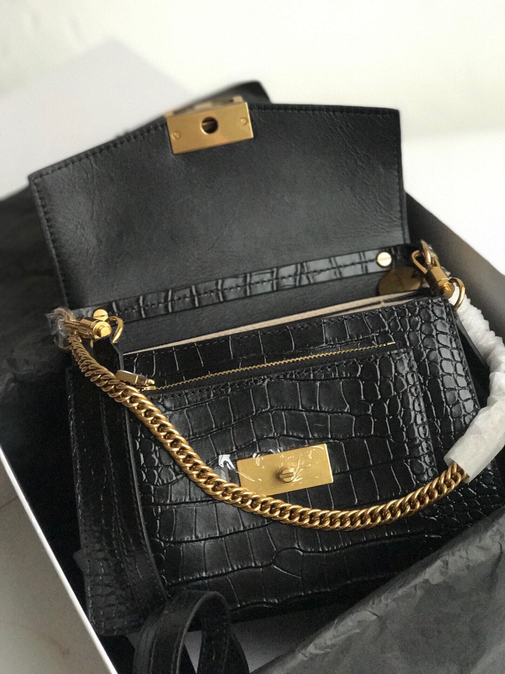gv GV3 Bag Black For Women, Handbags, Shoulder Bags 11.4in/29cm GVC