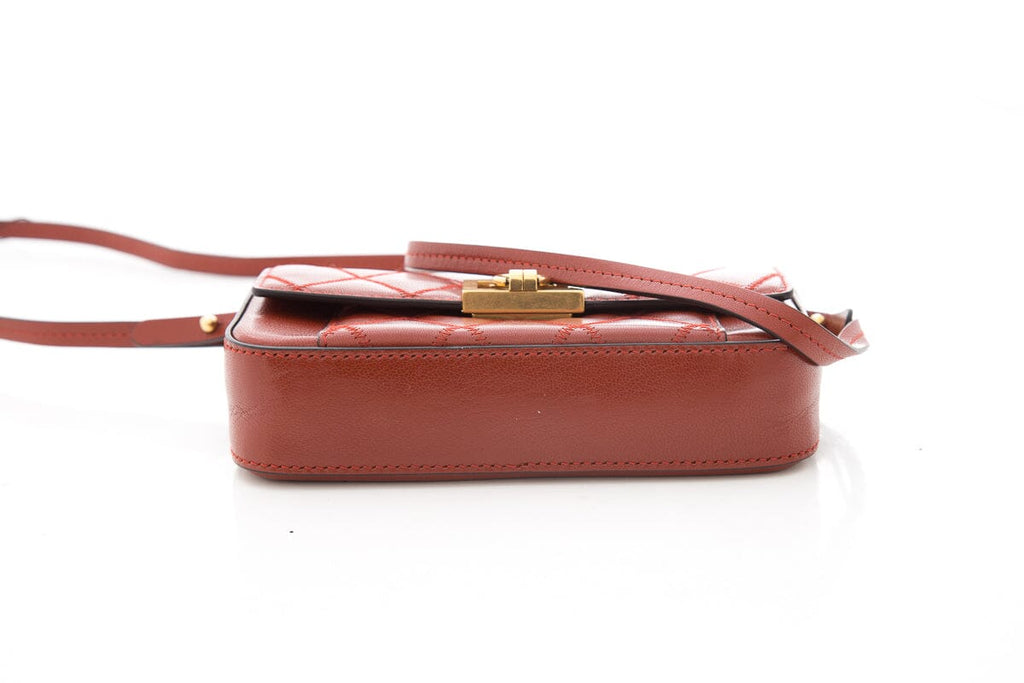 Givenchy Red Quilted Detail Cross-Body