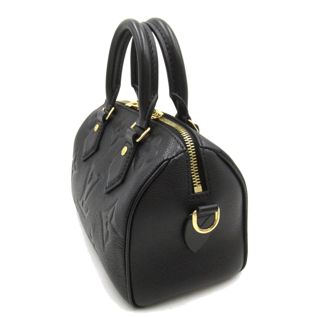 Louis Vuitton Speedy Bandouliere 20 Monogram Emplant Black M58953