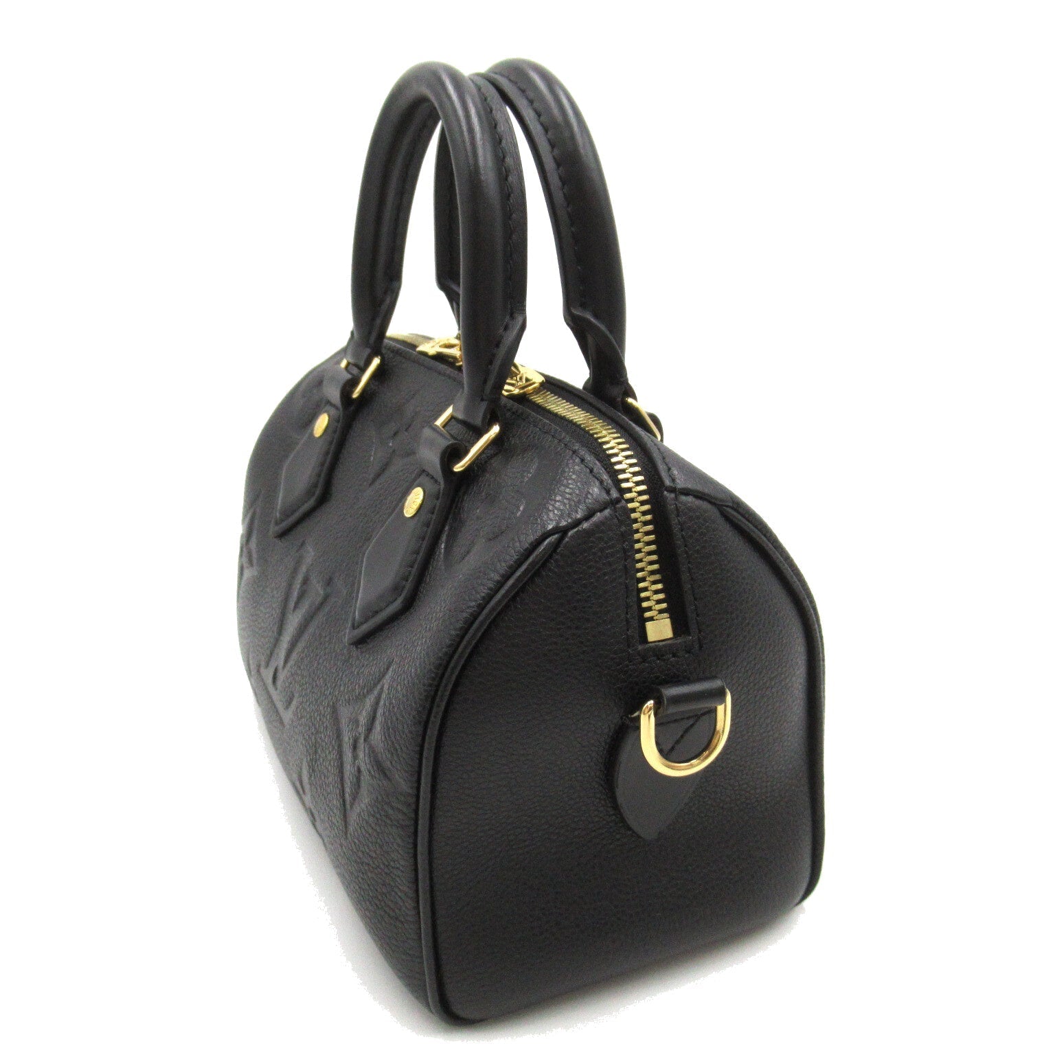 Louis Vuitton Speedy Bandouliere 20 Monogram Emplant Black M58953