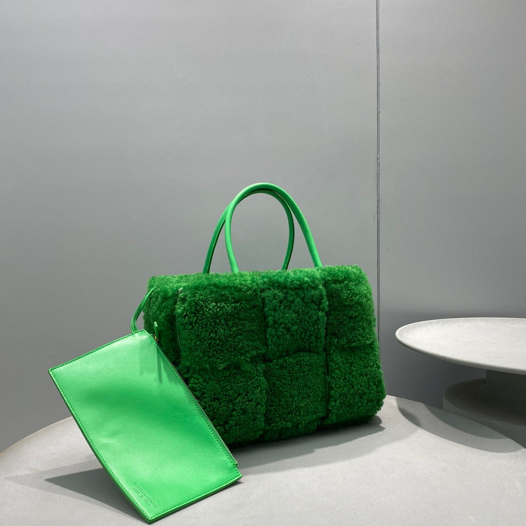 GLAMI Small Arco Tote Bag Green, For Women, Bags 11.8in/30cm 652867V13F13724