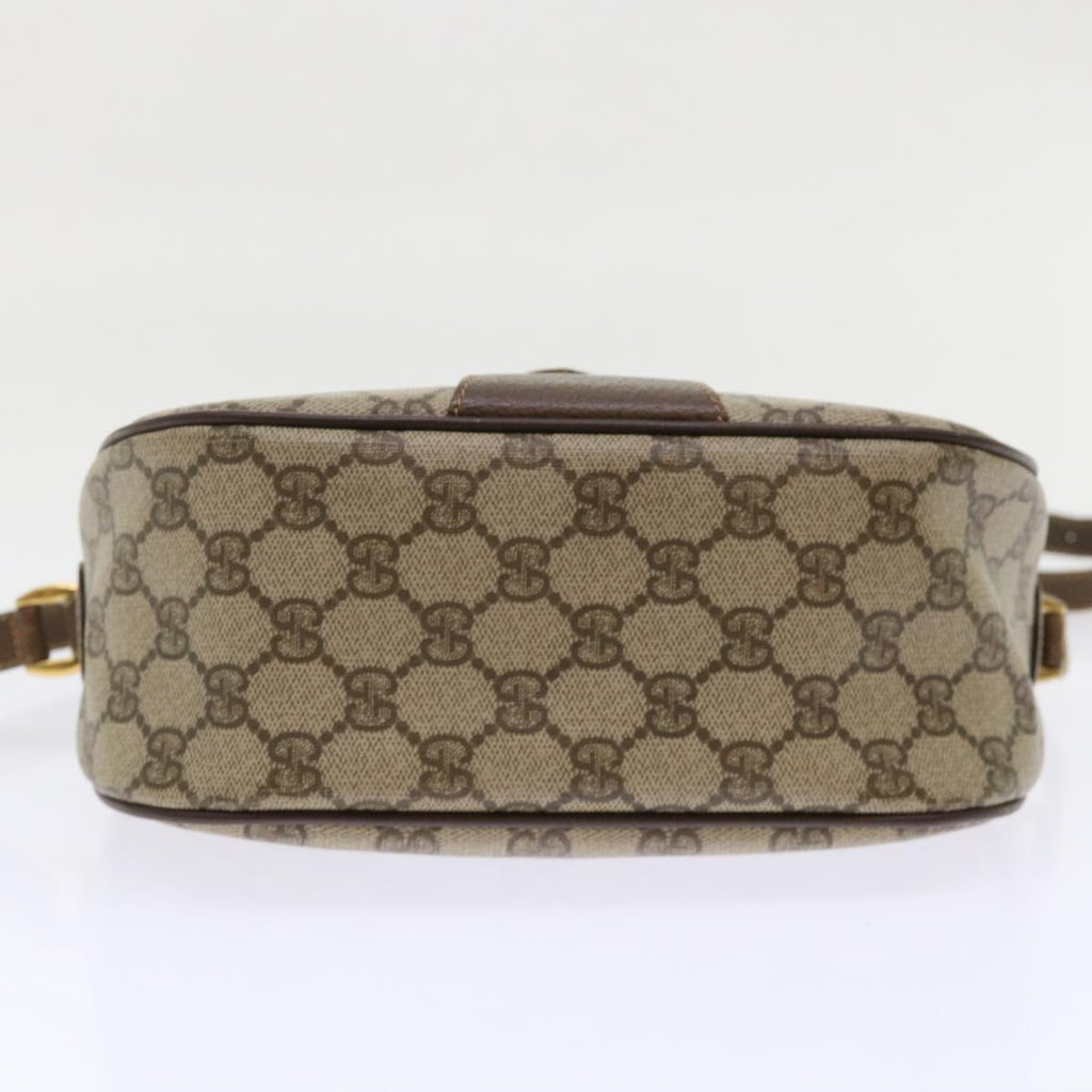 GUCCI GG Canvas Web Sherry Line Shoulder Bag Beige Red 89.02.032 ep1041
