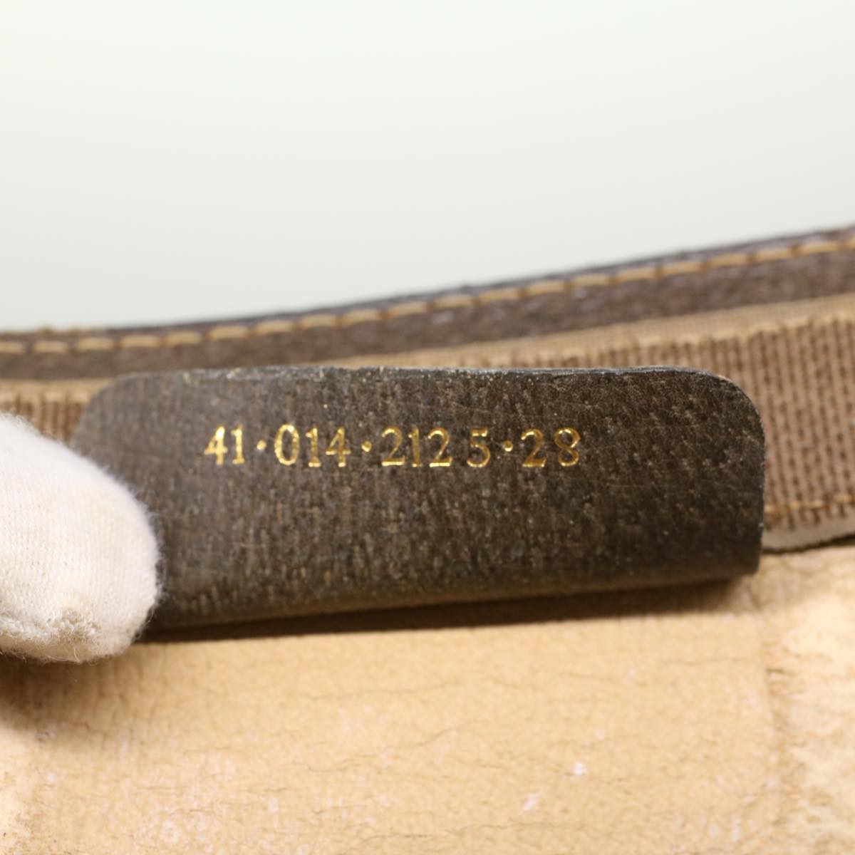 GUCCI GG Canvas Web Sherry Line Clutch Bag Beige 41•014•2125•28 ep1043
