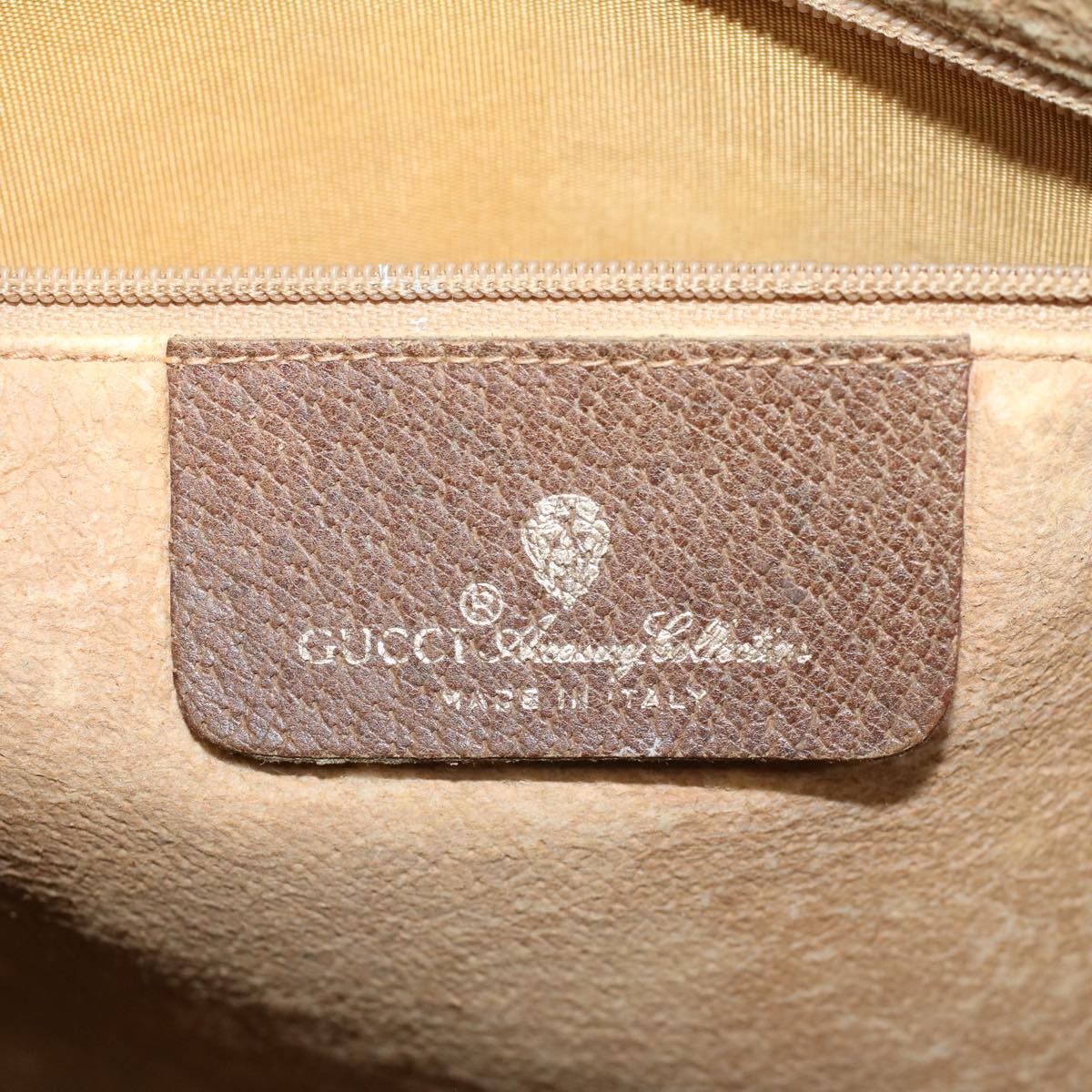 GUCCI GG Canvas Web Sherry Line Tote Bag Beige Red Green 89.02.997 ep1045