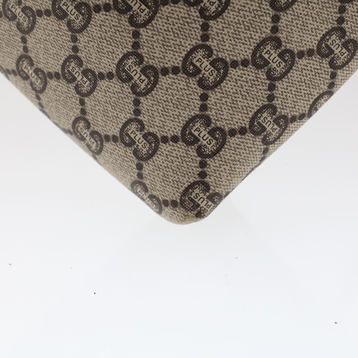 GUCCI GG Plus Canvas Web Sherry Line Tote Bag Beige Red Green ep1126