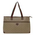 GUCCI GG Canvas Web Sherry Line Shoulder Bag Beige Red Green ep1163