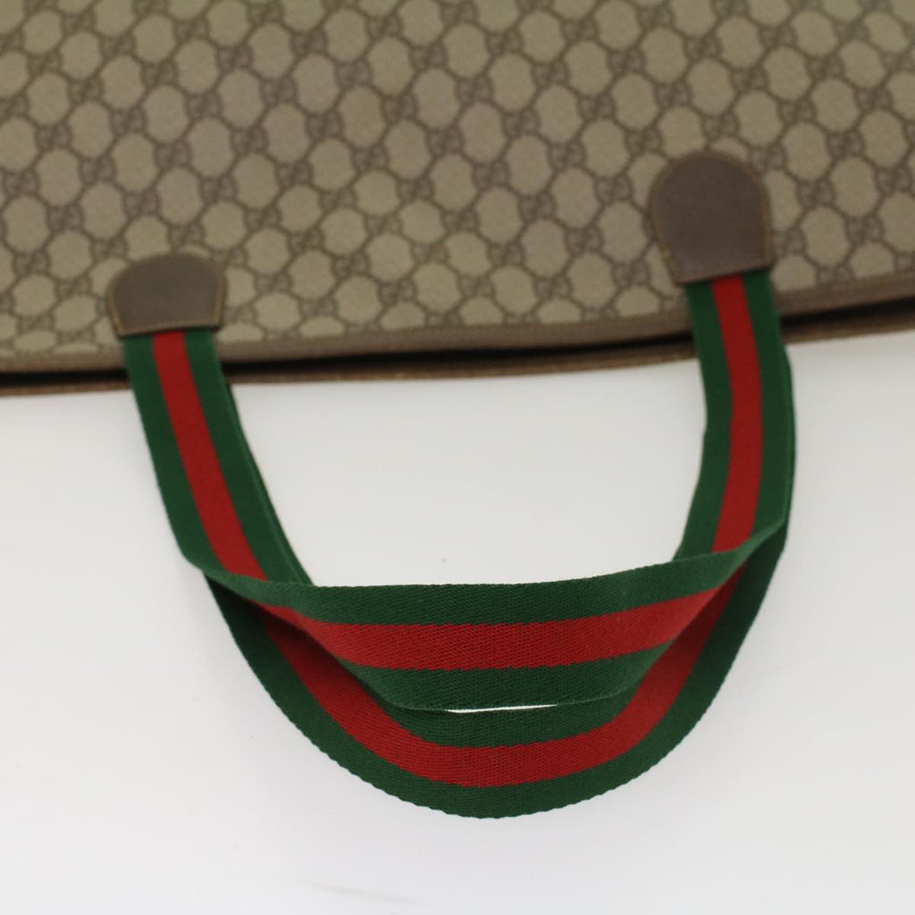 GUCCI GG Canvas Web Sherry Line Shoulder Bag Beige Red Green ep1163