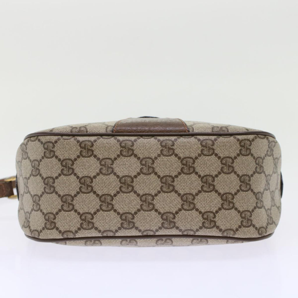 GUCCI GG Canvas Web Sherry Line Shoulder Bag Beige Red 89•02•032 ep1209