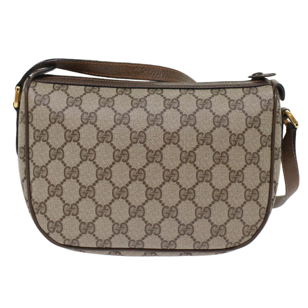 GUCCI GG Canvas Web Sherry Line Shoulder Bag Beige Red 89•02•032 ep1209