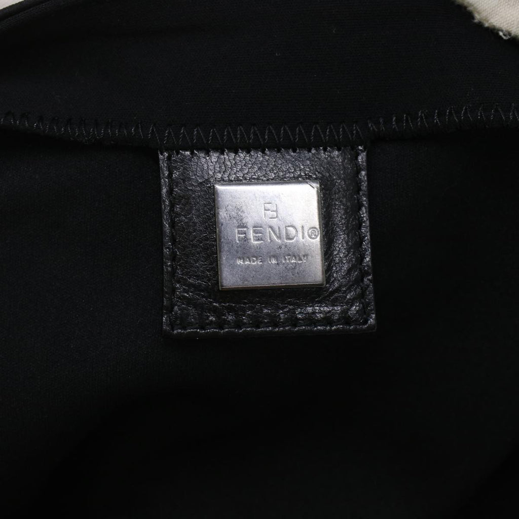 FENDI Mamma Baguette Shoulder Bag Nylon Black ep1217