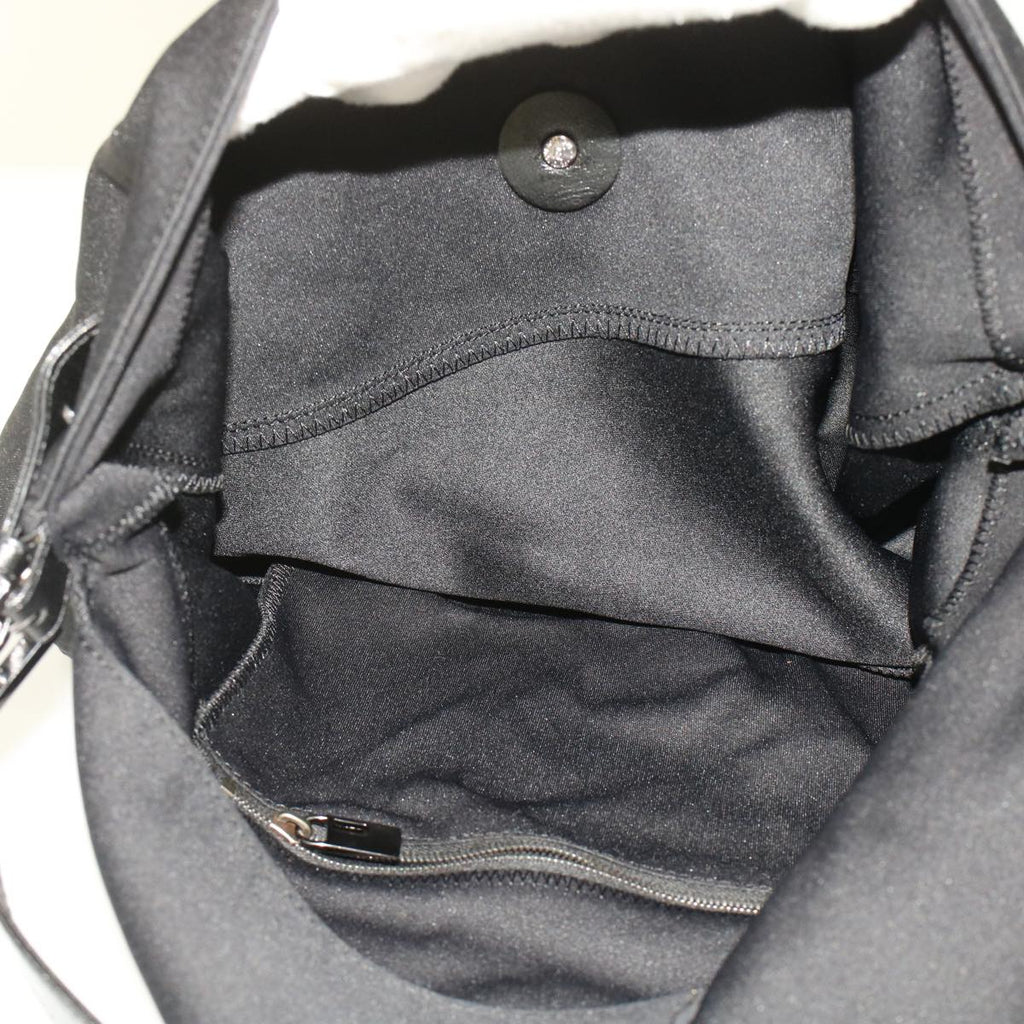 FENDI Mamma Baguette Shoulder Bag Nylon Black ep1217