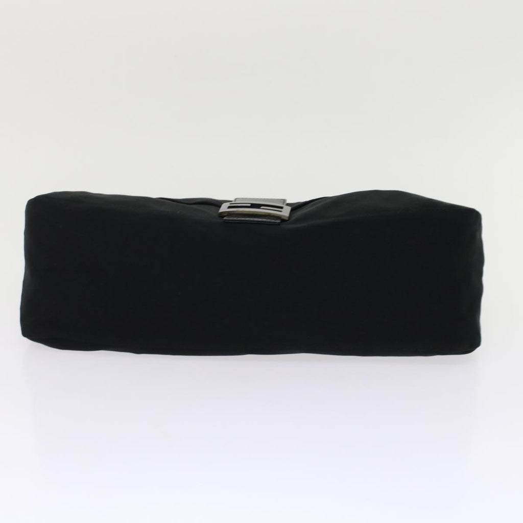 FENDI Mamma Baguette Shoulder Bag Nylon Black ep1217