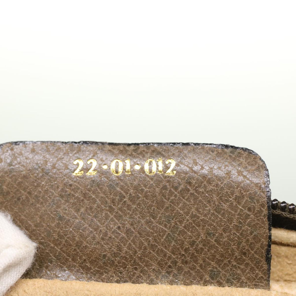 GUCCI GG Canvas Web Sherry Line Clutch Bag Beige Red 22•01•012 ep1227