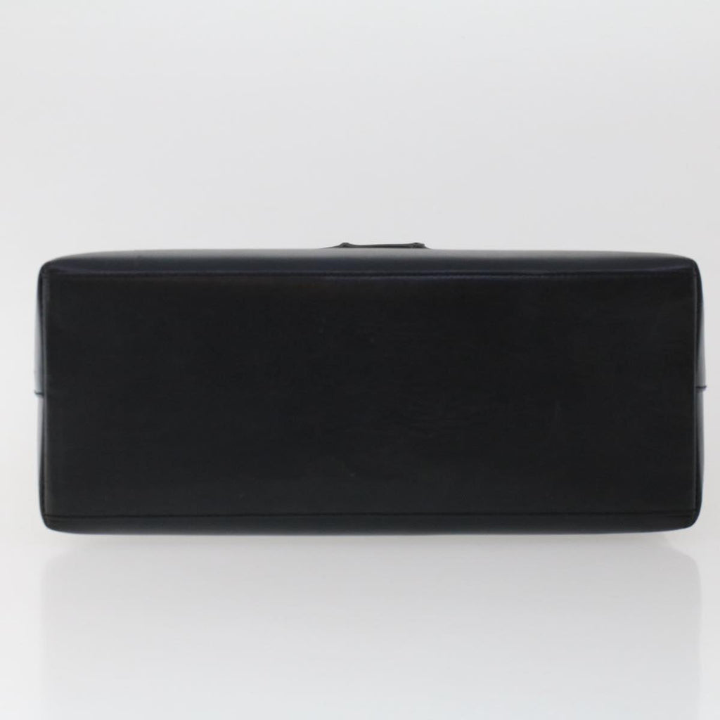 GUCCI Bamboo Shoulder Bag Leather Black ep1264