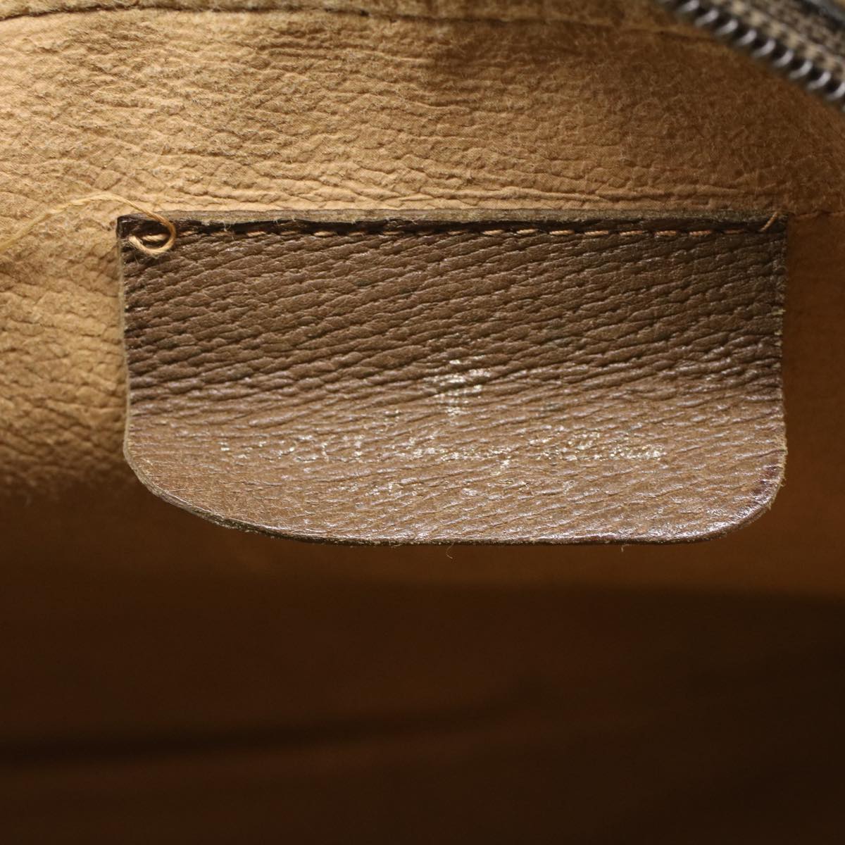GUCCI GG Canvas Web Sherry Line Clutch Bag PVC Leather Beige Red ep1269