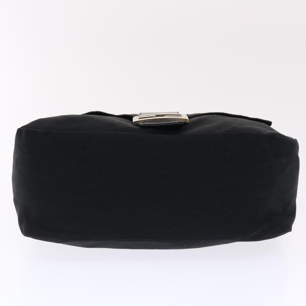 FENDI Mamma Baguette Shoulder Bag Nylon Black ep1270