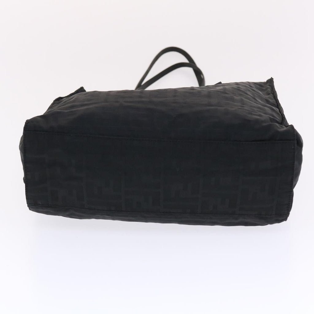 FENDI Zucca Canvas Shoulder Bag Nylon Black ep1271