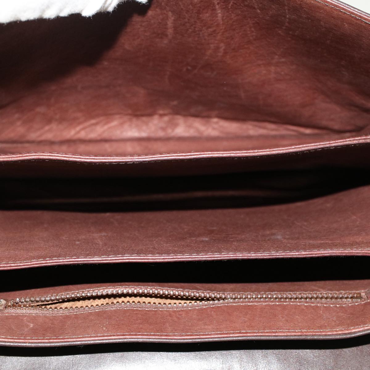 GUCCI Shoulder Bag Leather Brown ep1303