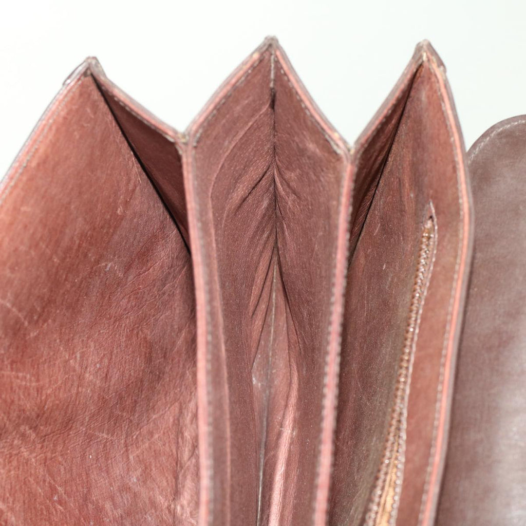 GUCCI Shoulder Bag Leather Brown ep1303