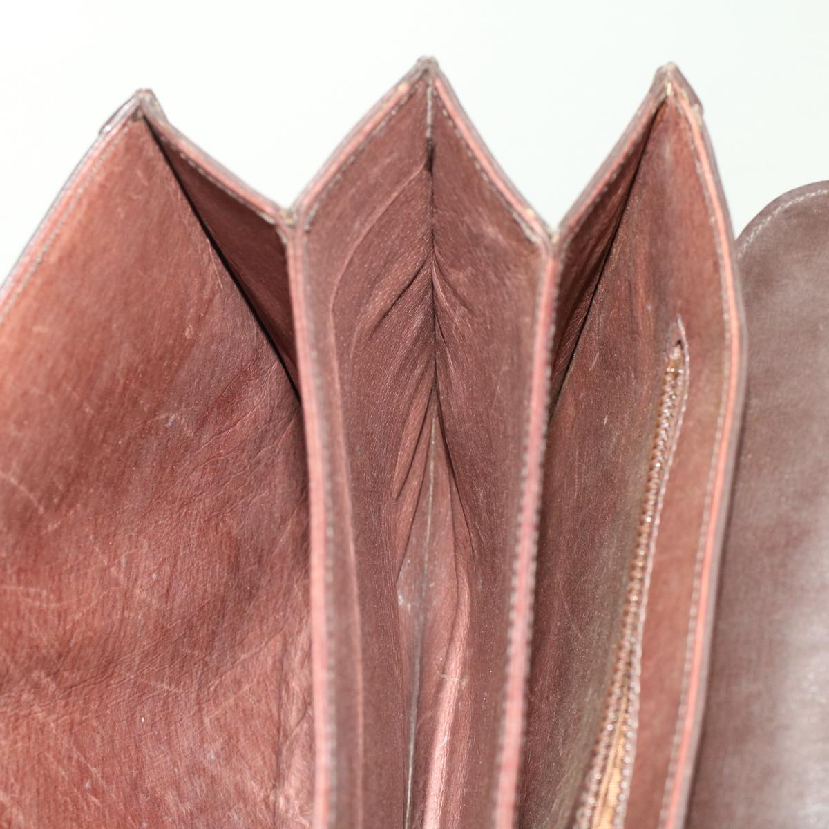 GUCCI Shoulder Bag Leather Brown ep1303