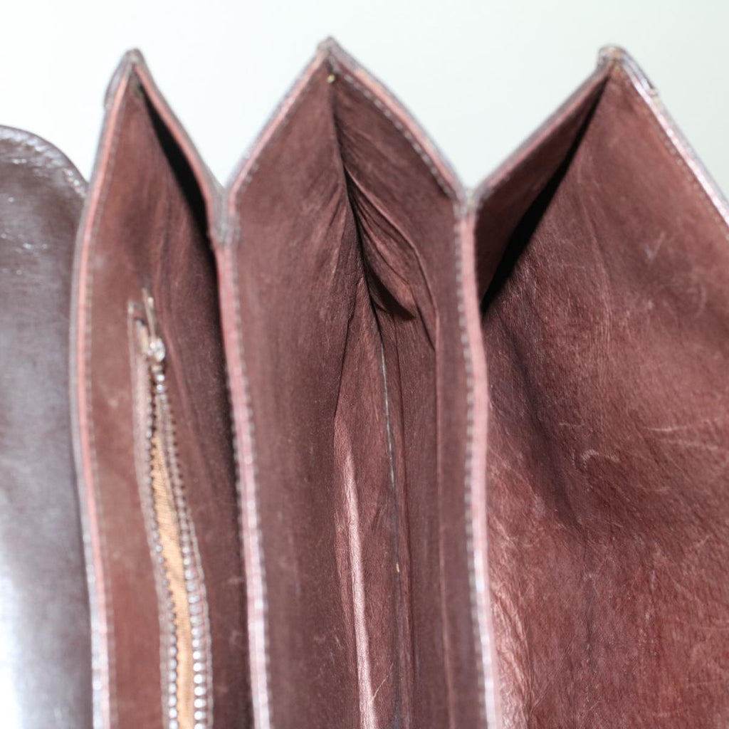 GUCCI Shoulder Bag Leather Brown ep1303