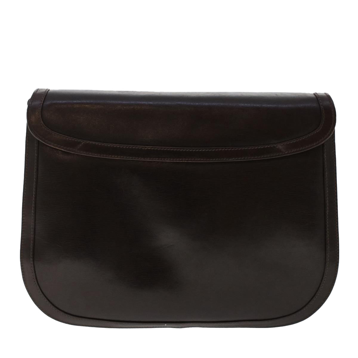 GUCCI Shoulder Bag Leather Brown ep1303